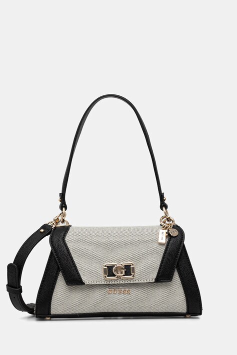 Τσάντα Guess KARNILLA χρώμα: μαύρο, HWAG97 19190