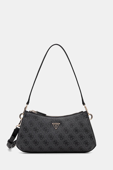 Τσάντα Guess NOELLE χρώμα: γκρι, HWBG96 72730