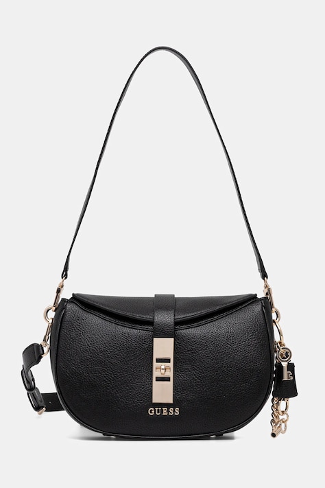 Τσάντα Guess BROOKE χρώμα: μαύρο, HWBG98 97180