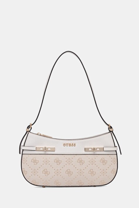 Τσάντα Guess MELINDA χρώμα: μπεζ, HWJP99 02170