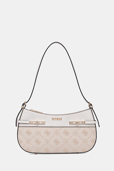 Τσάντα Guess MELINDA χρώμα: μπεζ, HWJP99 02170