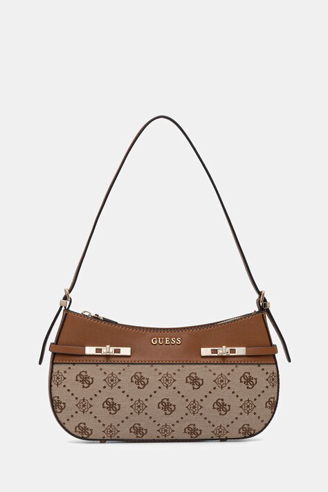 Τσάντα Guess MELINDA χρώμα: μπεζ, HWJP99 02170