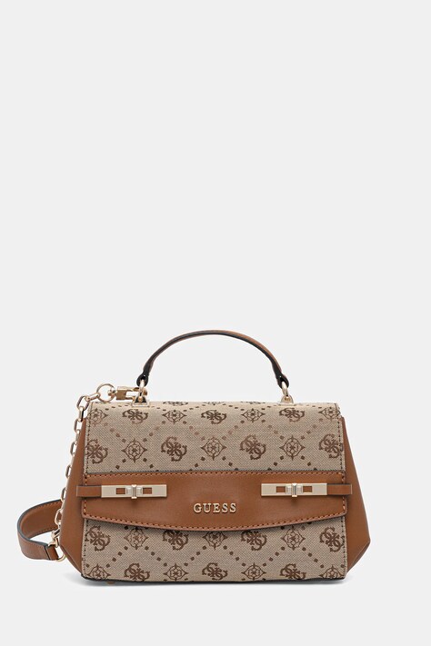 Τσάντα Guess MELINDA χρώμα: μπεζ, HWJP99 02200