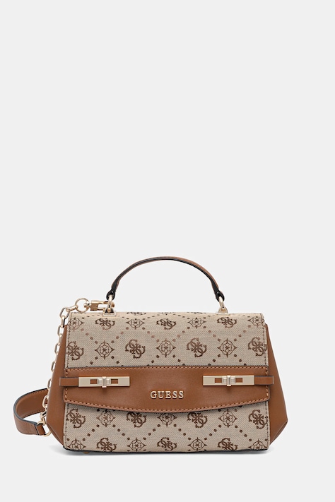 Τσάντα Guess MELINDA χρώμα: μπεζ, HWJP99 02200