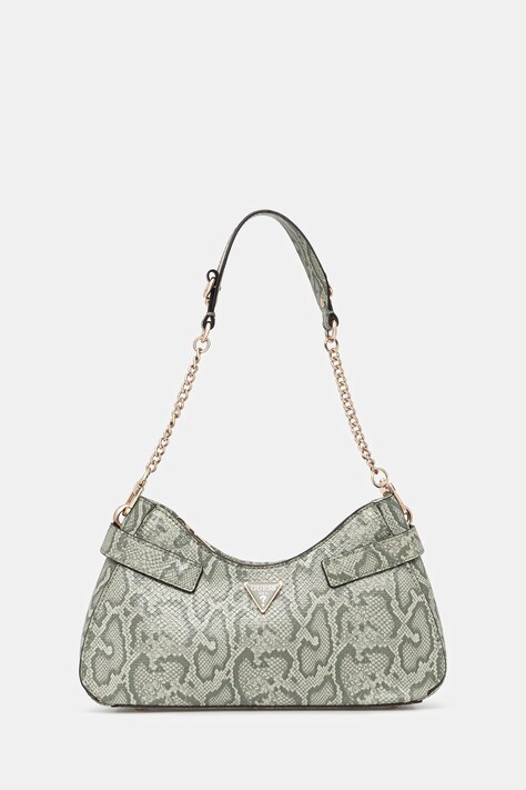 Τσάντα Guess SERENOVA χρώμα: πράσινο, HWKG80 91180