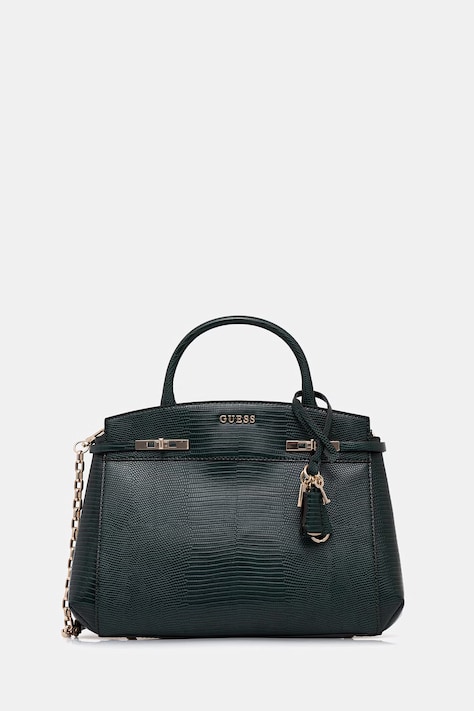 Guess poșetă MELINDA culoarea verde, HWKL99 33060