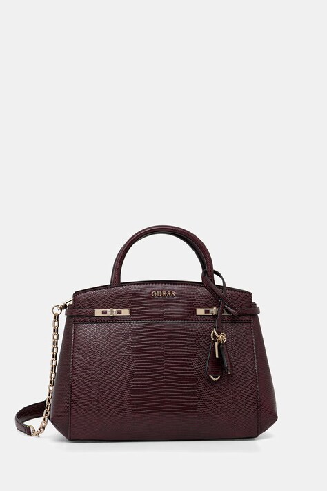 Guess torebka MELINDA kolor bordowy HWKL99 33060