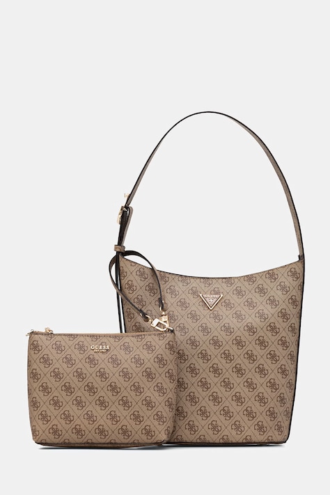 Guess torebka MERIDIAN kolor beżowy HWSG69 74040