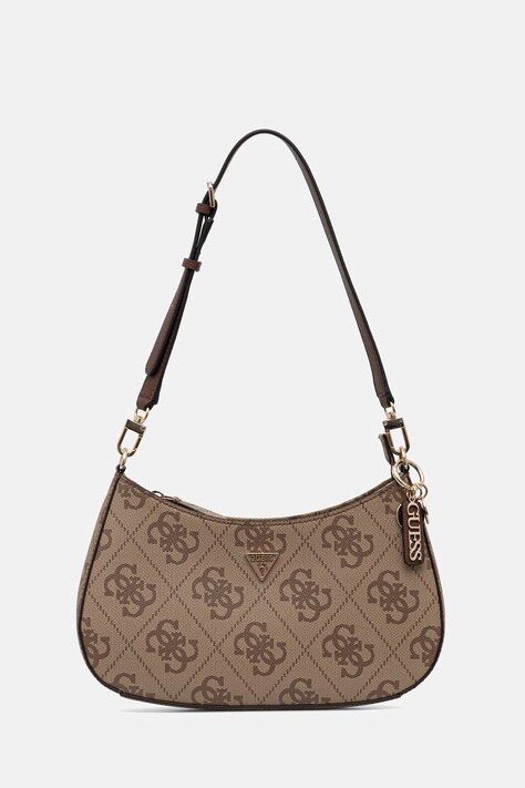 Τσάντα Guess NOELLE χρώμα: μπεζ, HWSO96 72180