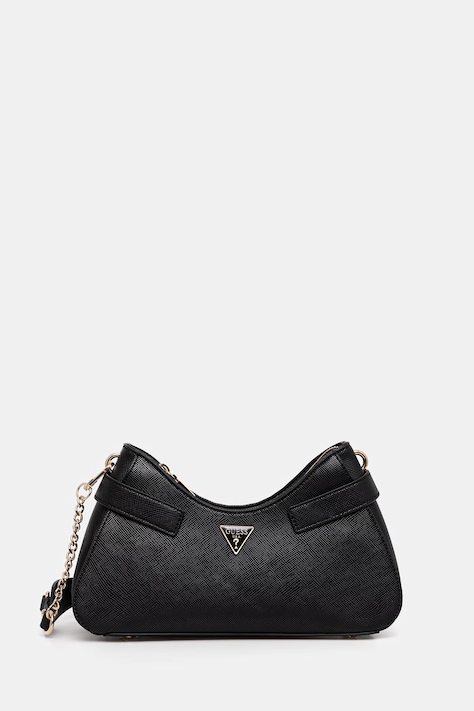 Τσάντα Guess SERENOVA χρώμα: μαύρο, HWZG80 91180