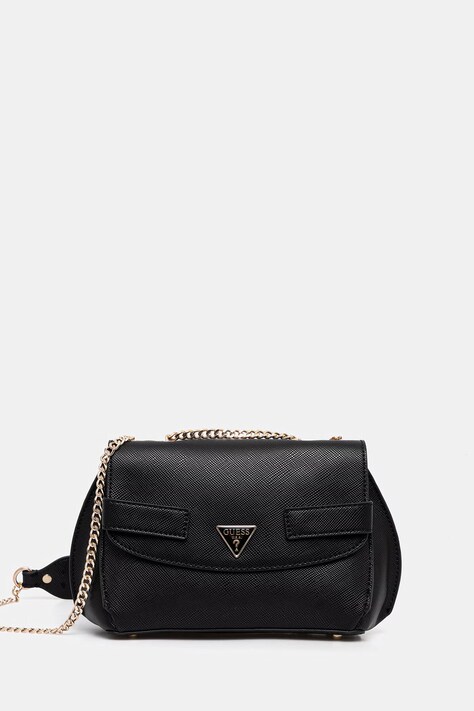 Τσάντα Guess SERENOVA χρώμα: μαύρο, HWZG80 91210