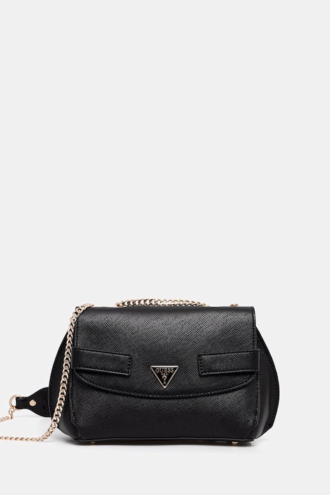 Τσάντα Guess SERENOVA χρώμα: μαύρο, HWZG80 91210