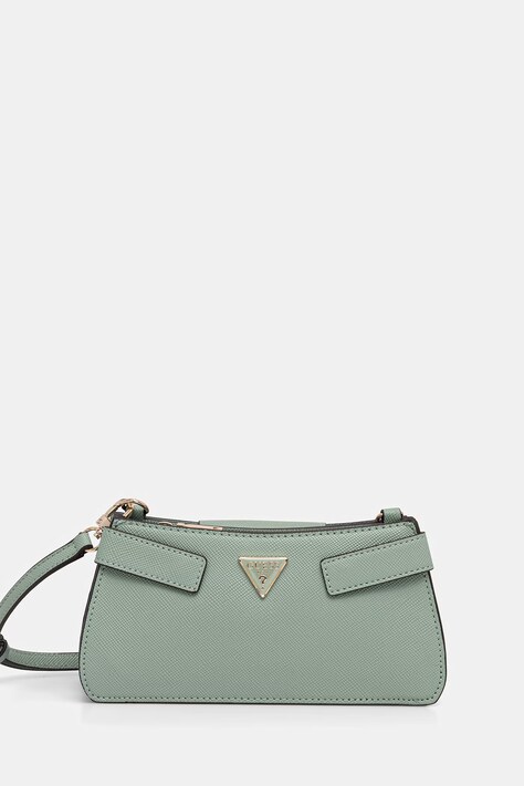 Τσάντα Guess SERENOVA χρώμα: πράσινο, HWZG80 91720