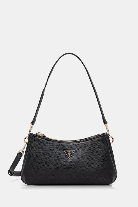 Τσάντα Guess NOELLE χρώμα: μαύρο, HWZG96 72730