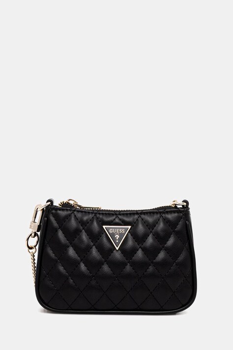 Τσάντα Guess χρώμα: μαύρο, PW7554 P6180