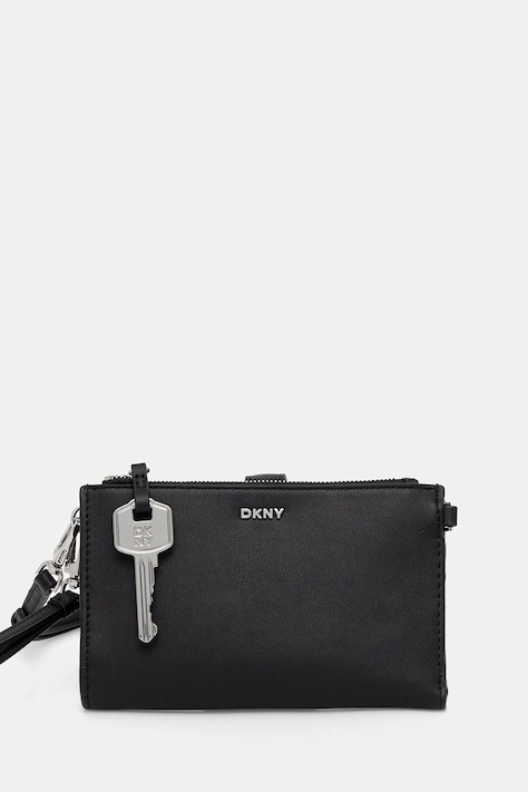 Dkny portfel damski kolor czarny R545AN80