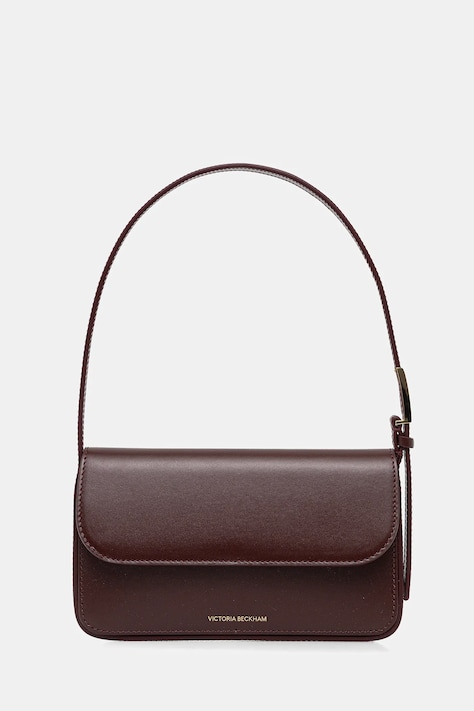 Victoria Beckham poșetă de piele culoarea bordo, B126AAC007145A
