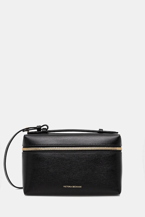 Victoria Beckham torebka skórzana Vanity kolor czarny B126AAC007158A