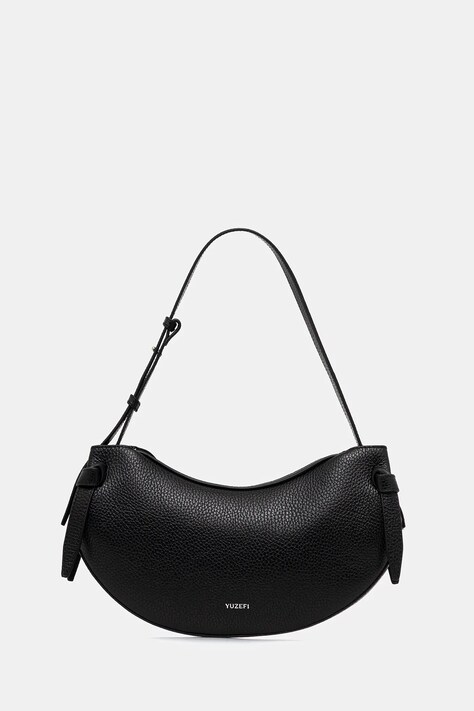 Yuzefi torebka skórzana FORTUNE COOKIE kolor czarny YUZCO-HB-FC-L034