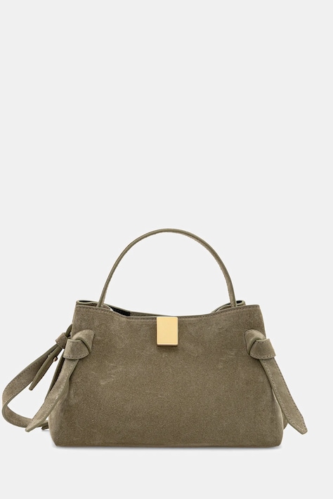 Yuzefi torebka zamszowa GYOZA MINI kolor zielony UZRS26-HB-MGZ-S025