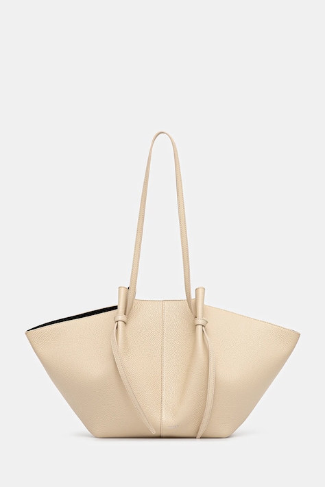 Yuzefi torebka skórzana LARGE MOCHI kolor beżowy YUZRS26-HB-LM-L066