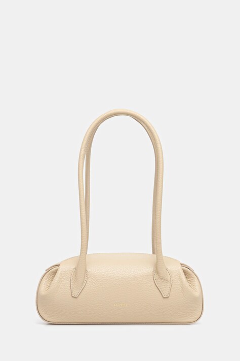 Yuzefi torebka skórzana OYSTER kolor beżowy YUZRS26-HB-OSM-L066