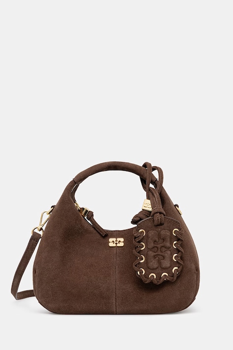 GANNI torebka kolor brązowy B2070016