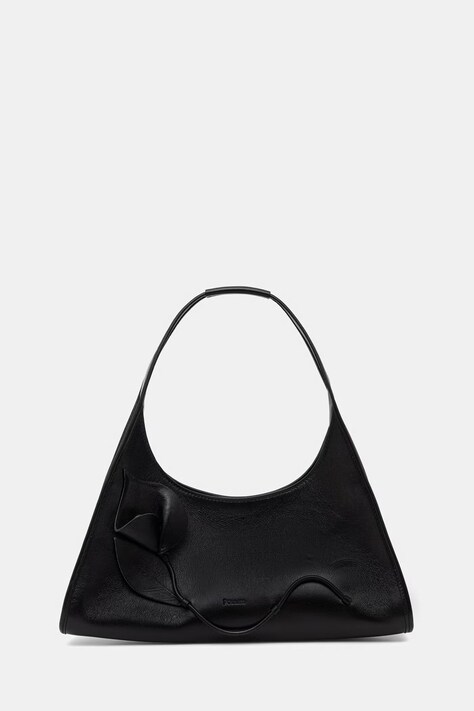 Pollini torebka hobo damska skórzana czarna PC4458PP0 QA1