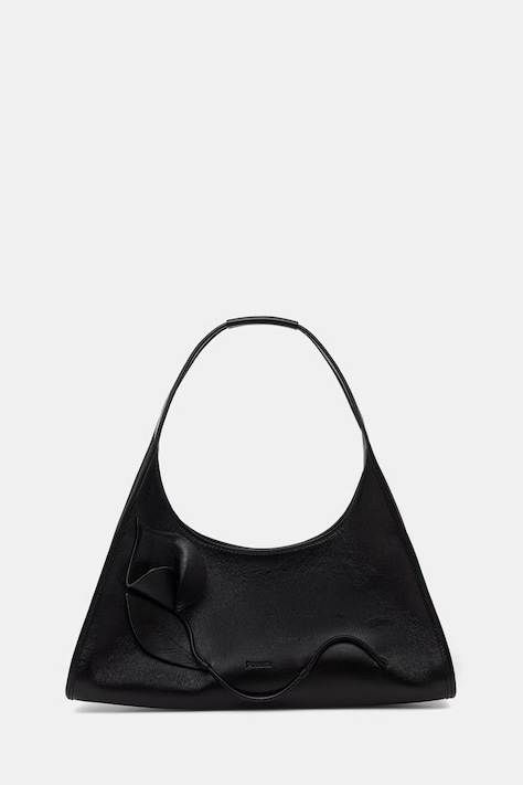 Pollini torebka hobo damska skórzana czarna PC4458PP0 QA1