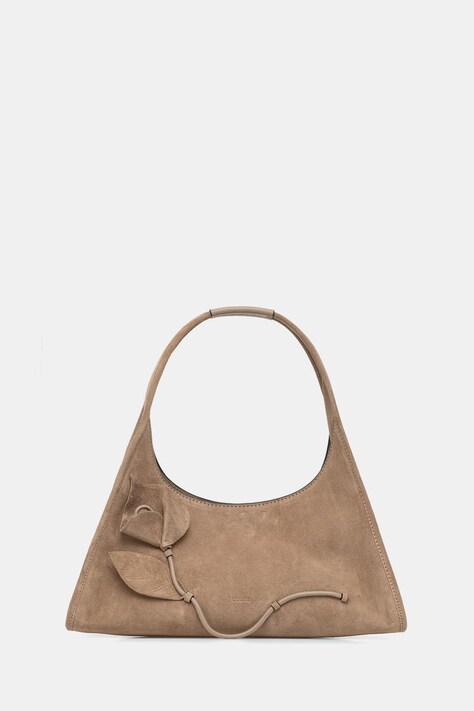 Pollini torebka bagietka damska zamszowa beżowa PC4457PP0 QE2