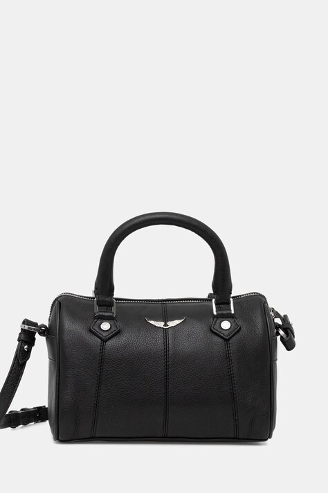 Δερμάτινη τσάντα ZADIG&VOLTAIRE χρώμα: μαύρο, LWBA04202