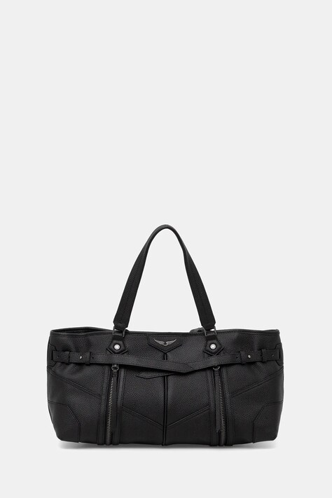 ZADIG&VOLTAIRE torebka skórzana kolor czarny LWBA04239