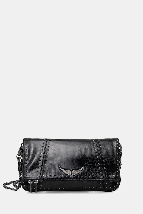 ZADIG&VOLTAIRE torebka skórzana kolor czarny LWBA04243