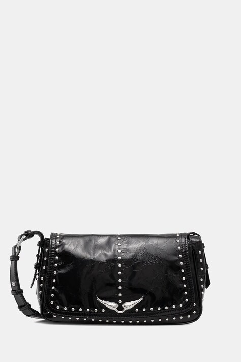 ZADIG&VOLTAIRE torebka skórzana kolor czarny LWBA04168