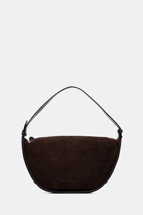 Marc O'Polo torebka zamszowa kolor brązowy 5000009153