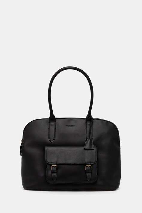 Marc O'Polo torebka skórzana kolor czarny 5000009165