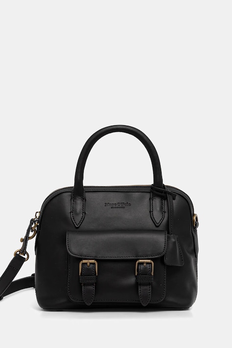 Marc O'Polo torebka skórzana kolor czarny 5000009169