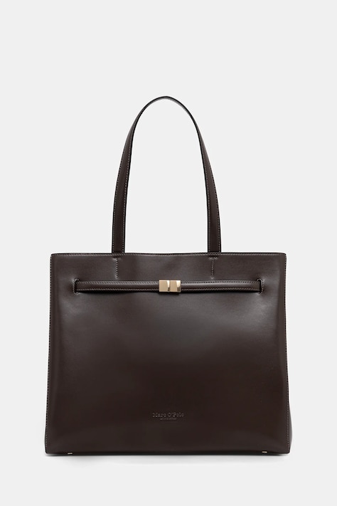 Marc O'Polo torebka skórzana kolor brązowy 5000009275