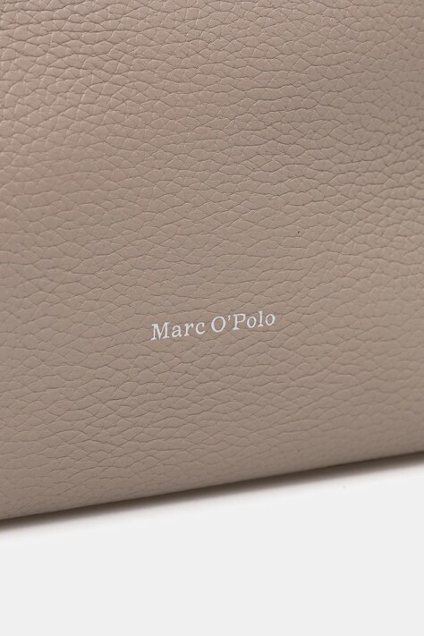 Marc O'Polo torebka skórzana kolor beżowy 5000009281