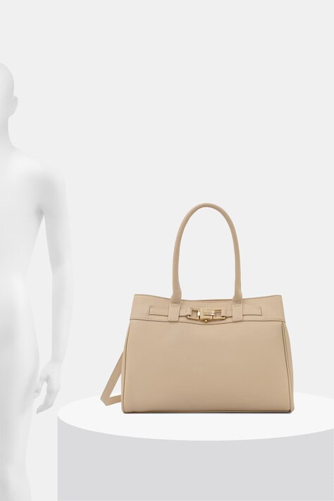Valentino Bags сумка-шопер жіноча зі штучної шкіри — SS26-TOD0JK, бежевий — фото 6