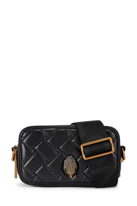 Kurt Geiger London torebka skórzana Kensington kolor czarny 5389100109