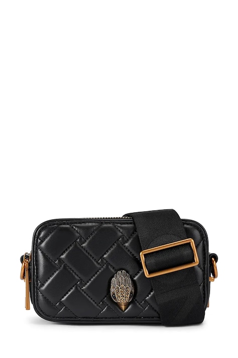 Kurt Geiger London torebka skórzana Kensington kolor czarny 5389100109