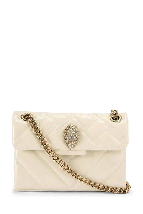 Kurt Geiger London torebka skórzana Kensington kolor beżowy 5017342309