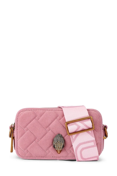 Шкіряна сумочка Kurt Geiger London Kensington колір рожевий 5389198209