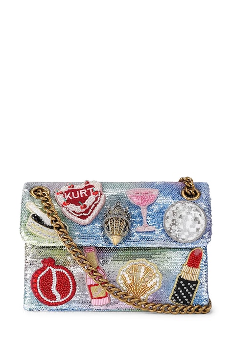 Kurt Geiger London torebka Kensington kolor srebrny 5380067779