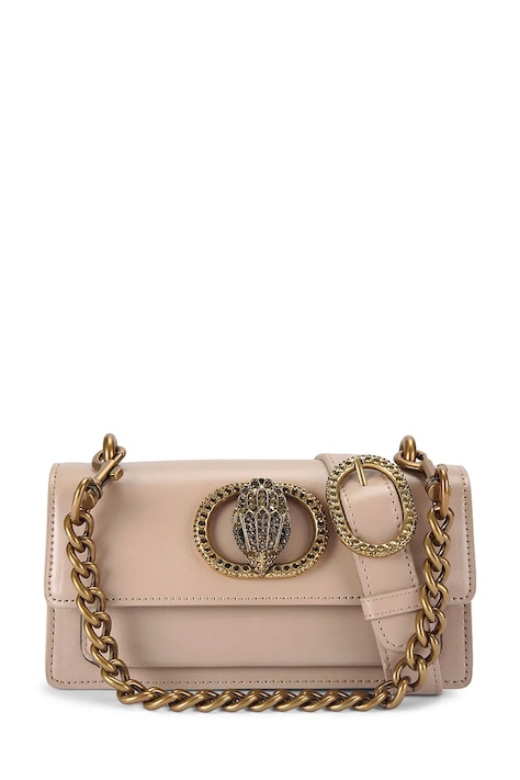 Kurt Geiger London torebka skórzana Chelsea kolor beżowy 5266747109