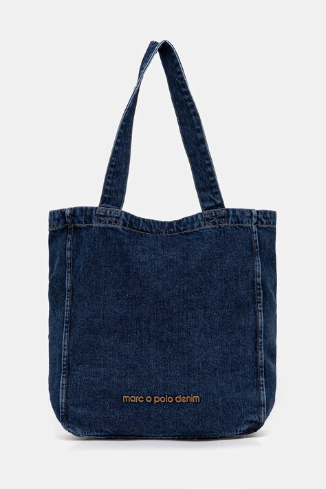 Marc O'Polo torebka bawełniana kolor granatowy 5000007433