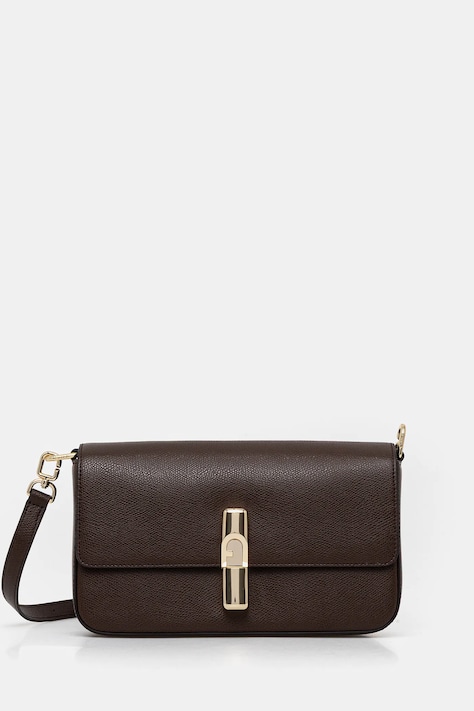 Furla torebka skórzana kolor brązowy WB01826 ARE000 4284S