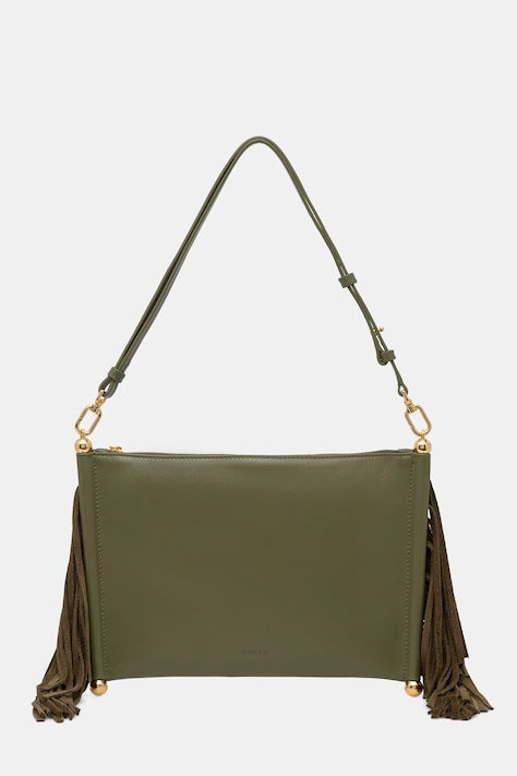 Furla torebka skórzana Sfera Soft mini kolor zielony WE00836 BX4332 4554S