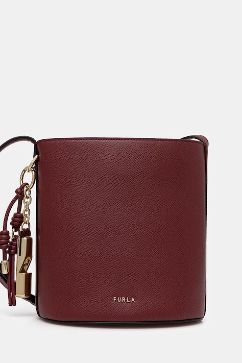Furla torebka skórzana kolor czerwony WE00859 ARE000 CGQ00